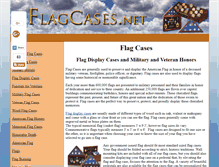 Tablet Screenshot of flagcases.net